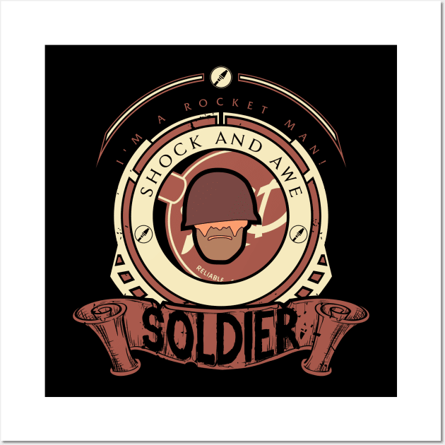 Soldier - Red Team Wall Art by FlashRepublic